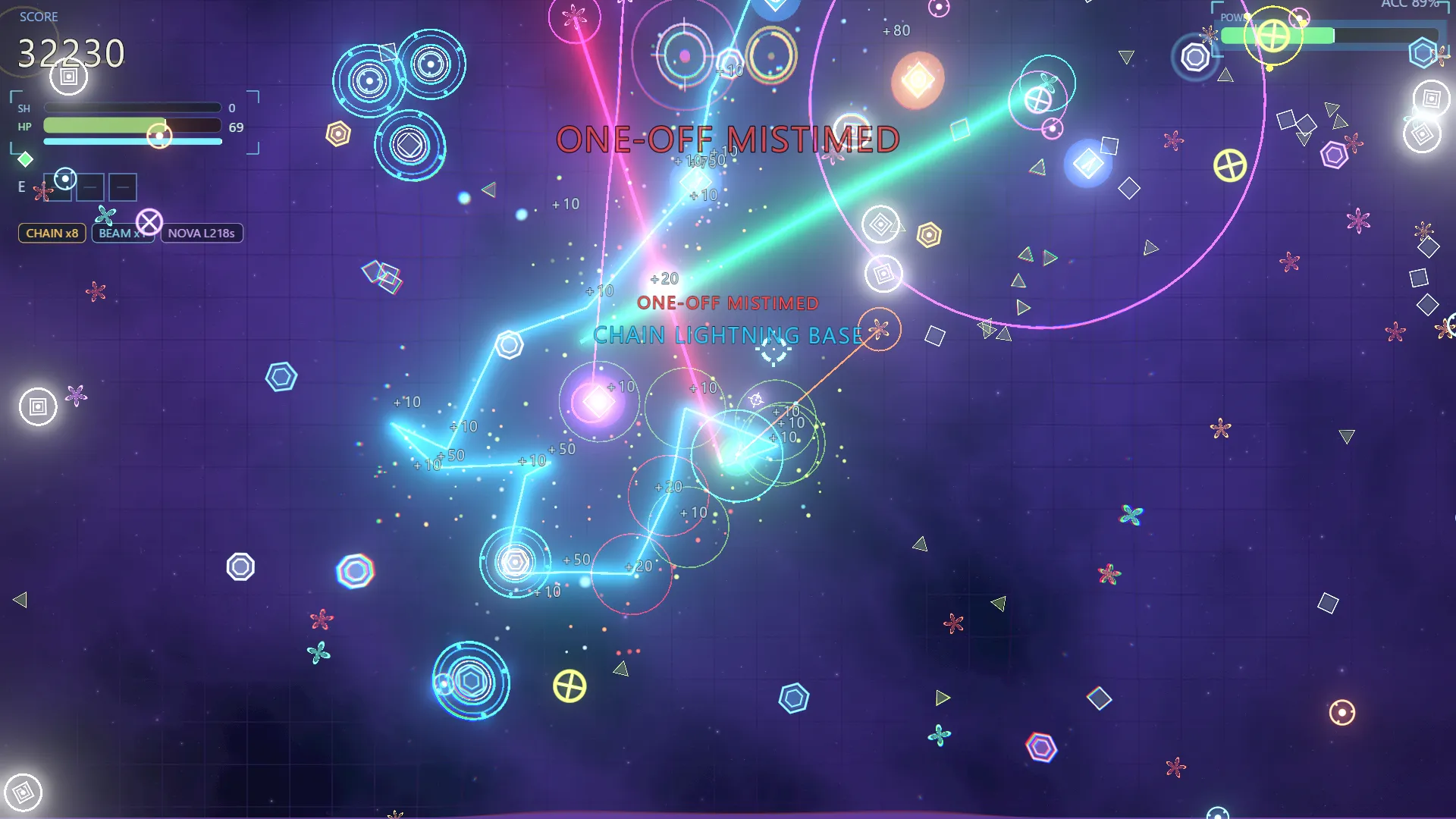 Vectorhythm gameplay